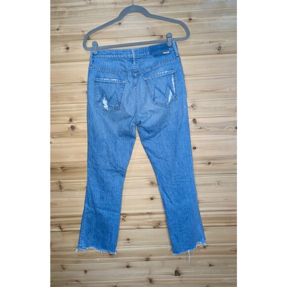 Mother Superior The Insider Ankle Chew Destroyed Bills Size 28 Jeans - Picture 7 of 15